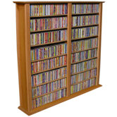 VHZ Entertainment Regular Double Multimedia Storage Rack