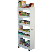 White Thin Man Pantry Cabinet