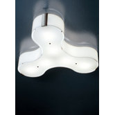 Tris Wall / Ceiling Light in Chrome Frame