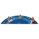 Literacy Fun with Phonics Semi-Circle Kids Rug