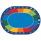 Printed Fun with Phonics Horizontal Kids Rug