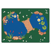 Printed The Pond Kids Rug
