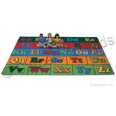 Printed Offset Seating Literacy Kids Rug