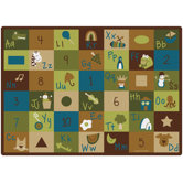 Learning Blocks Nature Kids Rug
