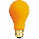 40W Ceramic A19 Incandescent Bulb in Orange