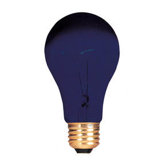 75W A19 A Shape Bulb in Black