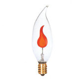 3W Flame Tip CA10 Chandelier Bulb