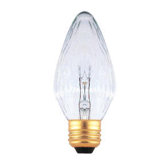 40W Clear Fiesta Style F15 Chandelier Bulb
