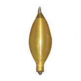 25W Spunlite C11 Chandelier Bulb in Amber