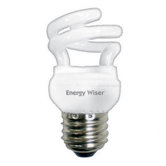 5W Super Mini T2 Compact Fluorescent Coil in Warn White