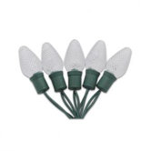 2.4W Clear C7 LED Christmas Chain Bulb in White