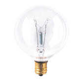 G16 Globe Candelabra Incandescent Bulb