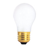 60W Standard Incandescent A15 Appliance Bulb in Frost