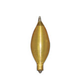 60W Decorative Spunlite Chandelier Bulb in Amber Thread