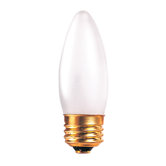 60W Incandescent Torpedo Chandelier Bulb with E26 Base in Frost
