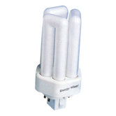18W Dimmable Compact Fluorescent Triple Electronic 4-Pin Bulb in Neutral White