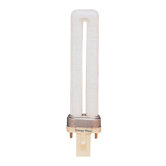 9W Compact Fluorescent Twin Magnetic 2-Pin Bulb in Warm White