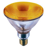 90W PAR38 Halogen Bulb in Amber