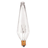 E12 Candelabra Base Prismatic Chandelier Incandescent  Bulb