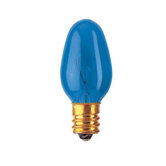 7W C7 Christmas Light in Transparent Blue