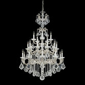 La Scala 25 Light Chandelier with Crystal