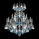 Renaissance Rock Crystal 16 Light Chandelier
