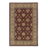 Opulent Silk Brick Rug