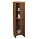 Single Door Pantry in Old Fashion Pine