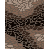 Landscapes River Rocks Brown Rug