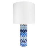 Carnaby 1 Light Waves Table Lamp