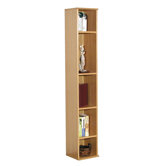 Heirloom 73.5" H Tower Bookcase in Oak Veneer