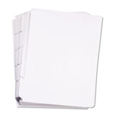 80000 Series Blank 1/5-Tab Divider Set, Letter, White, 25 Sets/Box