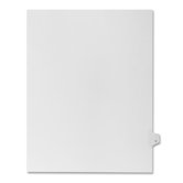 90000 Series Legal Exhibit Index Dividers, Side Cut, Label, V