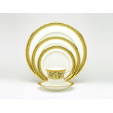 Golden Pageantry 5 Piece Place Setting