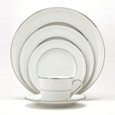 Whitecliff Platinum Dinnerware Set