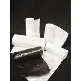33" x 40" High-Density Can Liners with 17 Micron in Clear