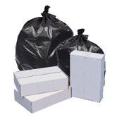 Linear Low Density Can Liner in Black