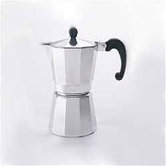 Caf&eacute; Milano Polished Aluminum 9-Cup Stove Top Espresso Maker