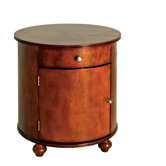 Brewster Barrel End Table