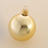 Shatterproof Shiny Gold Ball Ornament (Set of 40)
