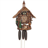 19.5" Chalet 8-Day Movement Cuckoo Clock with a Fine Worked Hunter