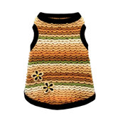 Crochet Flower Dog Tank