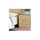 Atlanta 2 Drawer Bedside Table