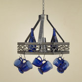 Napa Hanging Pot Rack with Light