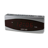 Two Piece Electric LED Display Table Clock with Snooze Bar (set of 2)