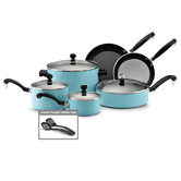 Porcelain Nonstick Aluminum 12-Piece Cookware Set