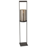 Egan Floor Iron / Glass Hurricane
