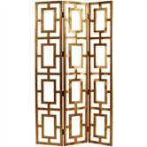 Guilded Wood Open-Work Screen