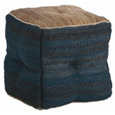 Nadal Jute Cube Ottoman