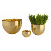 Stockholm Polished Brass Bowl (Set of 3)